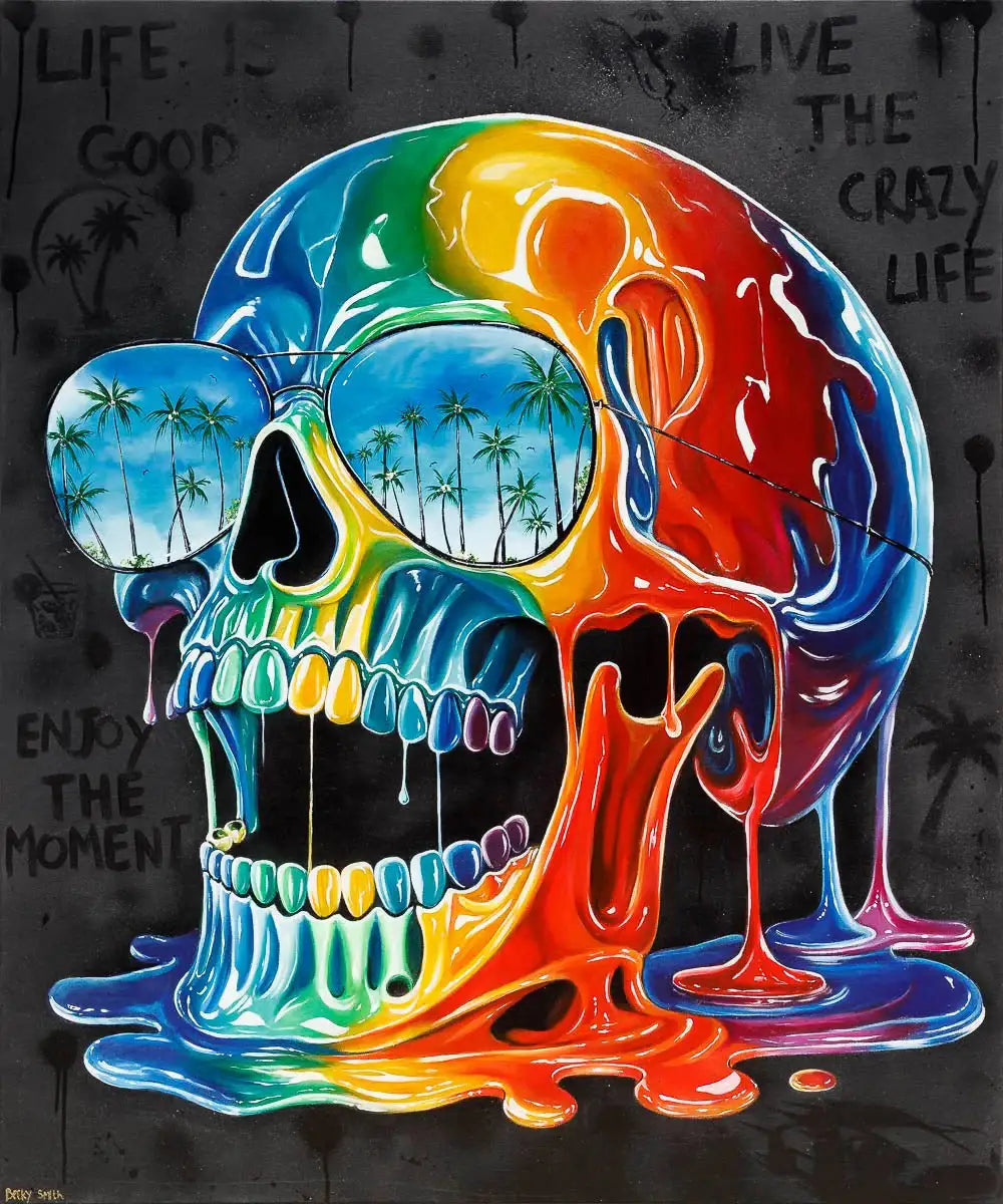 Live the Crazy Life - Original - SOLD by artist Becky Smith - Wyecliffe Galleries