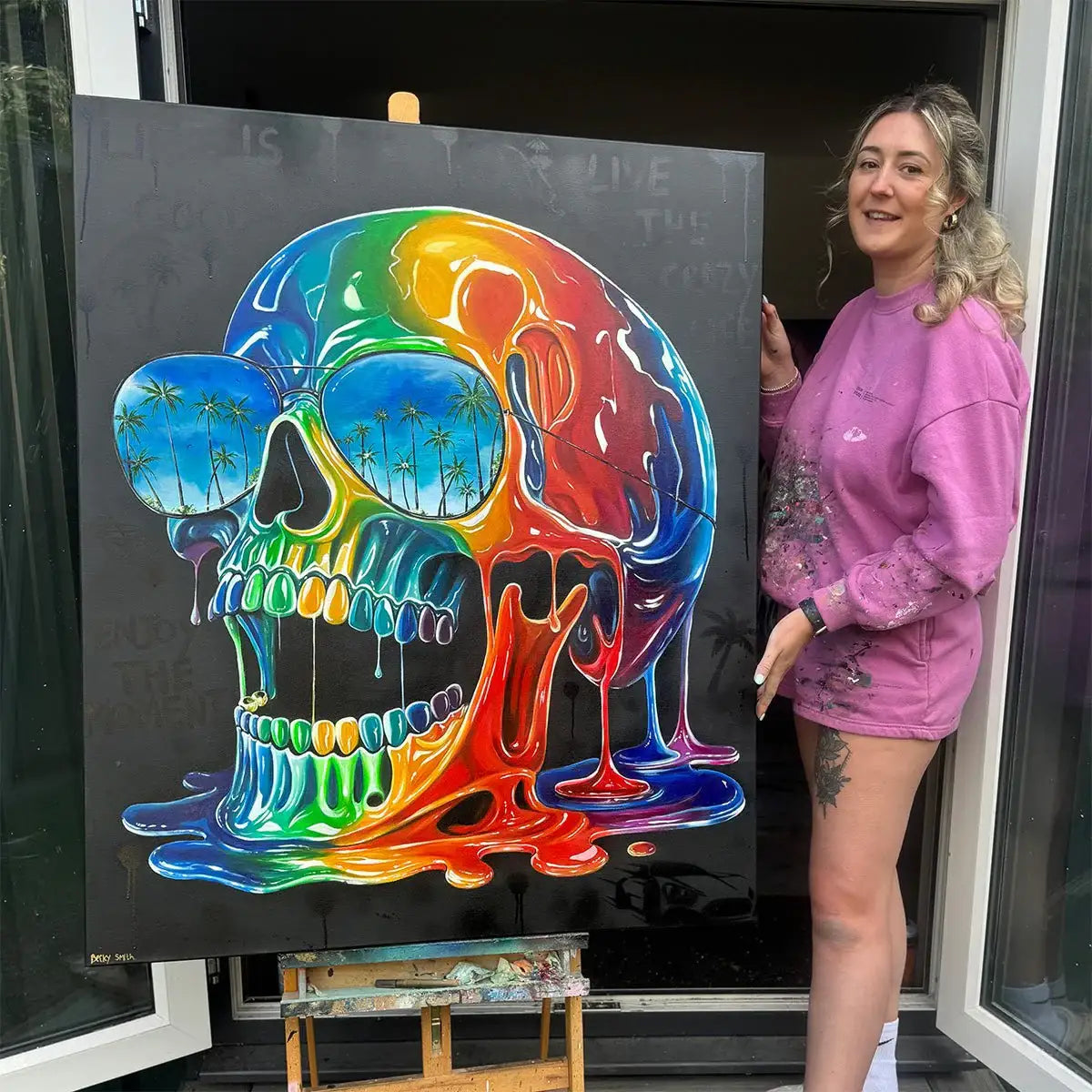 Live the Crazy Life - Original - SOLD by artist Becky Smith - Wyecliffe Galleries