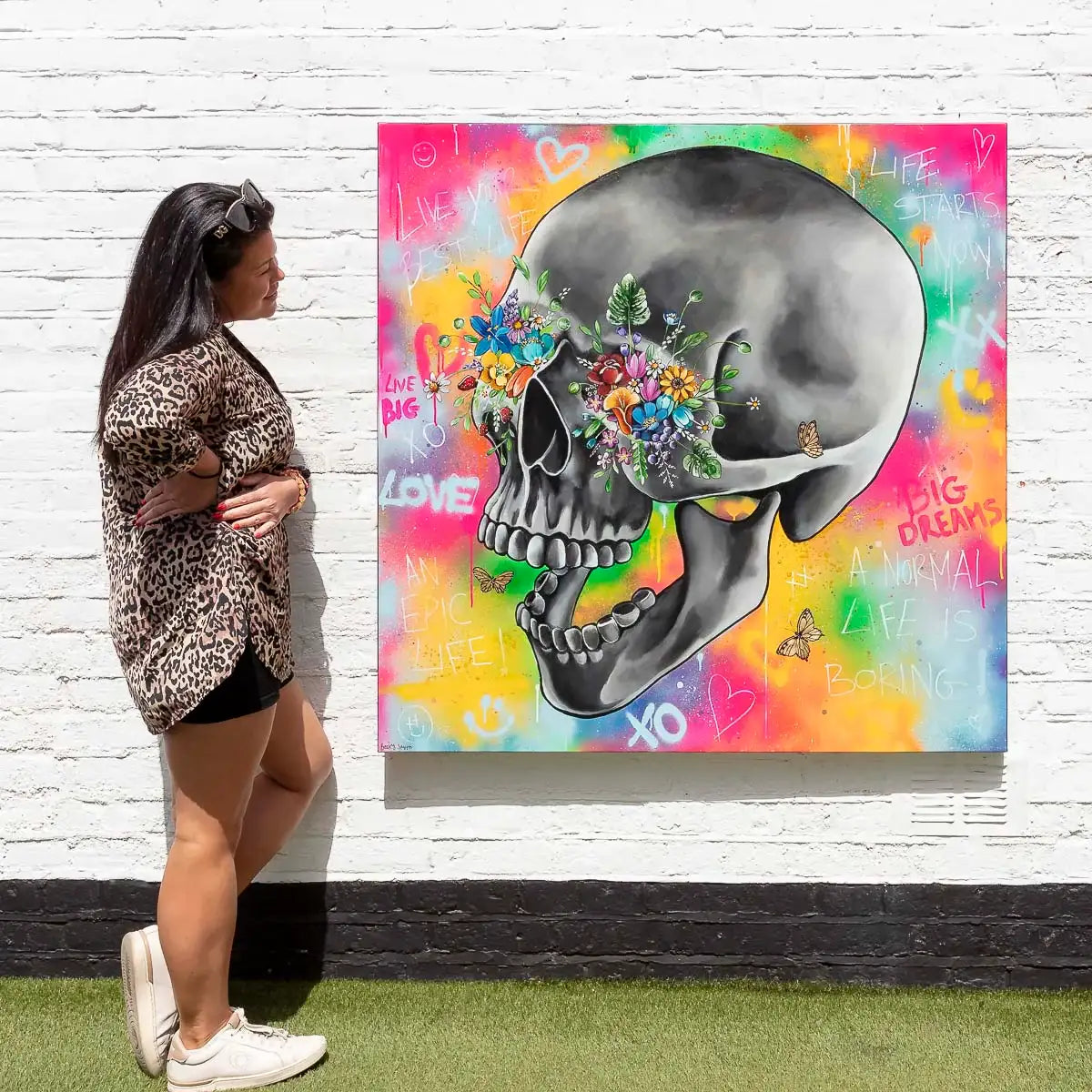 Live Your Best Life - Original - SOLD by artist Becky Smith - Wyecliffe Galleries