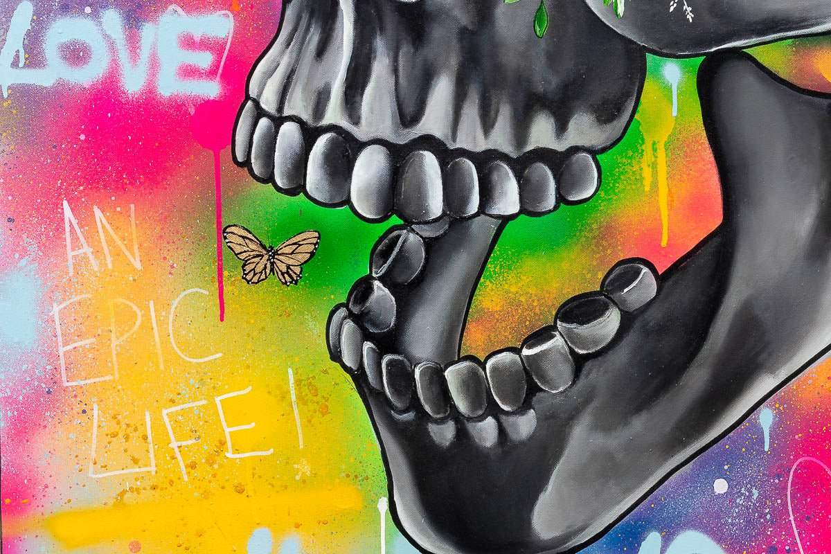 Live Your Best Life - Original - SOLD by artist Becky Smith - Wyecliffe Galleries