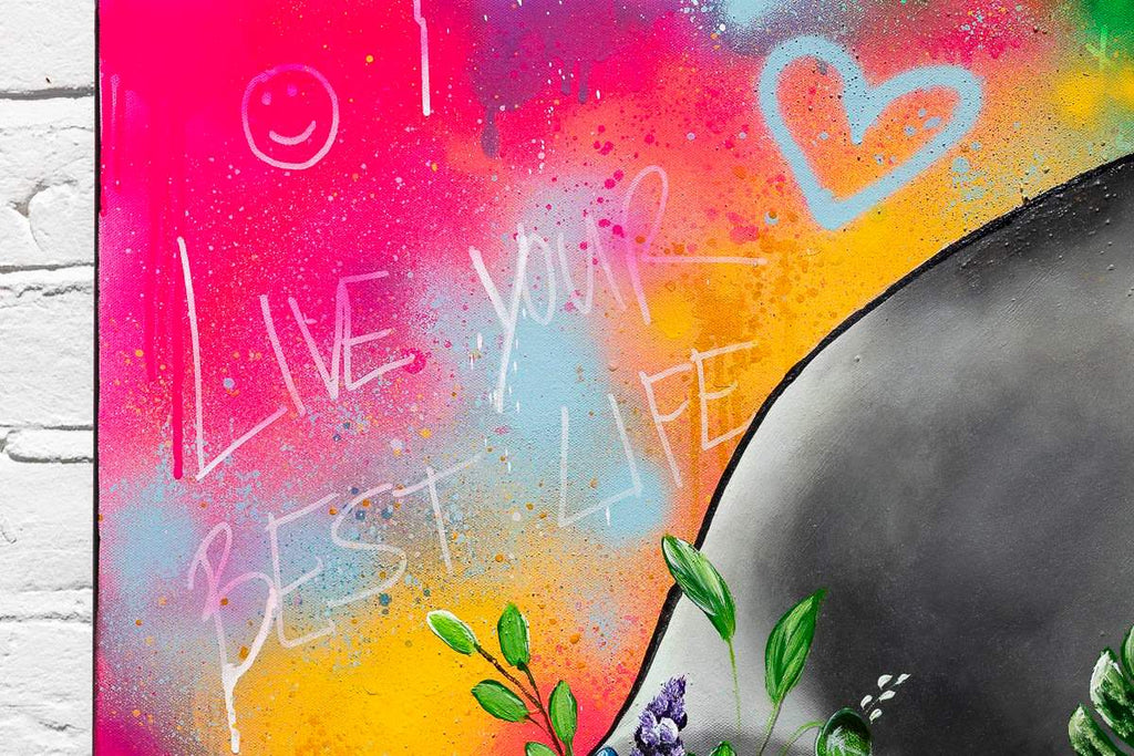 Live Your Best Life - Original - SOLD by artist Becky Smith - Wyecliffe Galleries