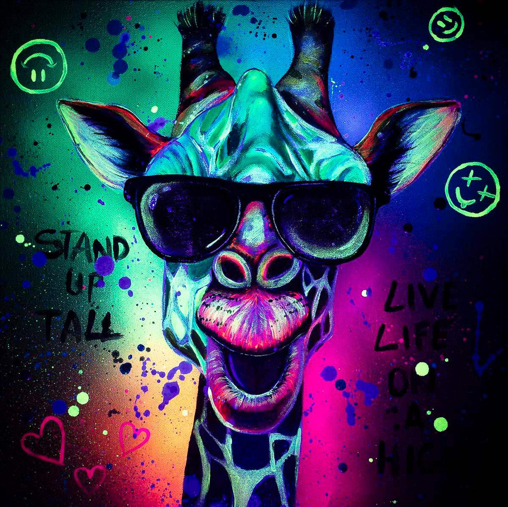 Living Life On A High - Original - SOLD by artist Becky Smith - Wyecliffe Galleries