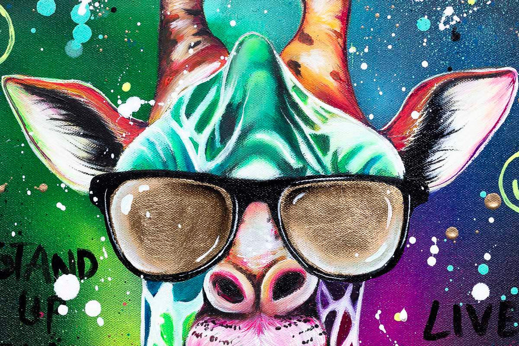 Living Life On A High - Original - SOLD by artist Becky Smith - Wyecliffe Galleries