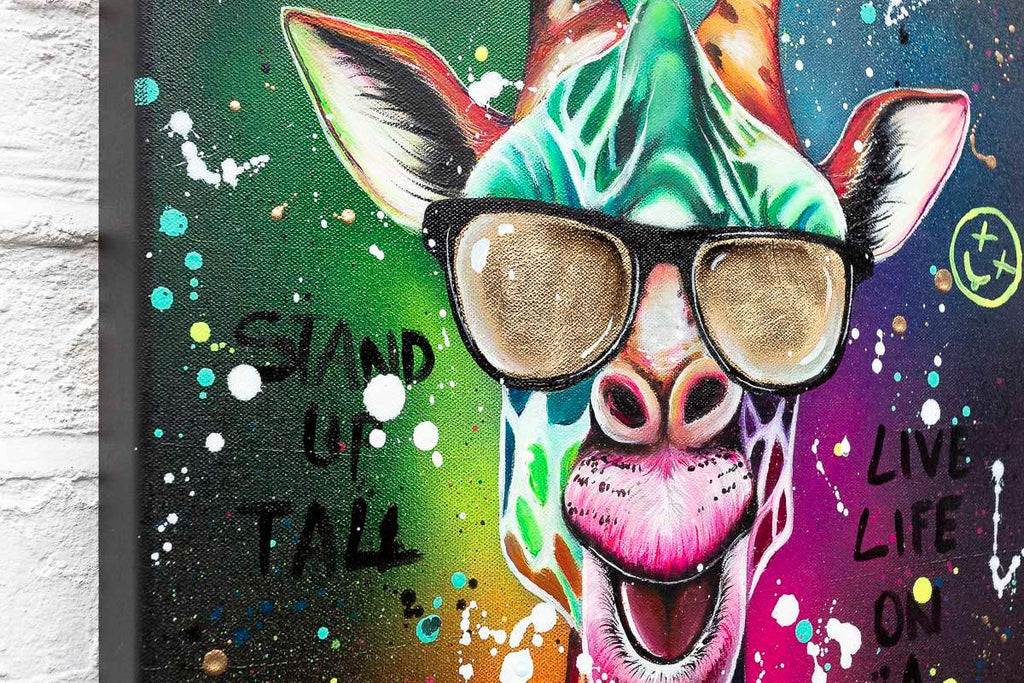 Living Life On A High - Original - SOLD by artist Becky Smith - Wyecliffe Galleries