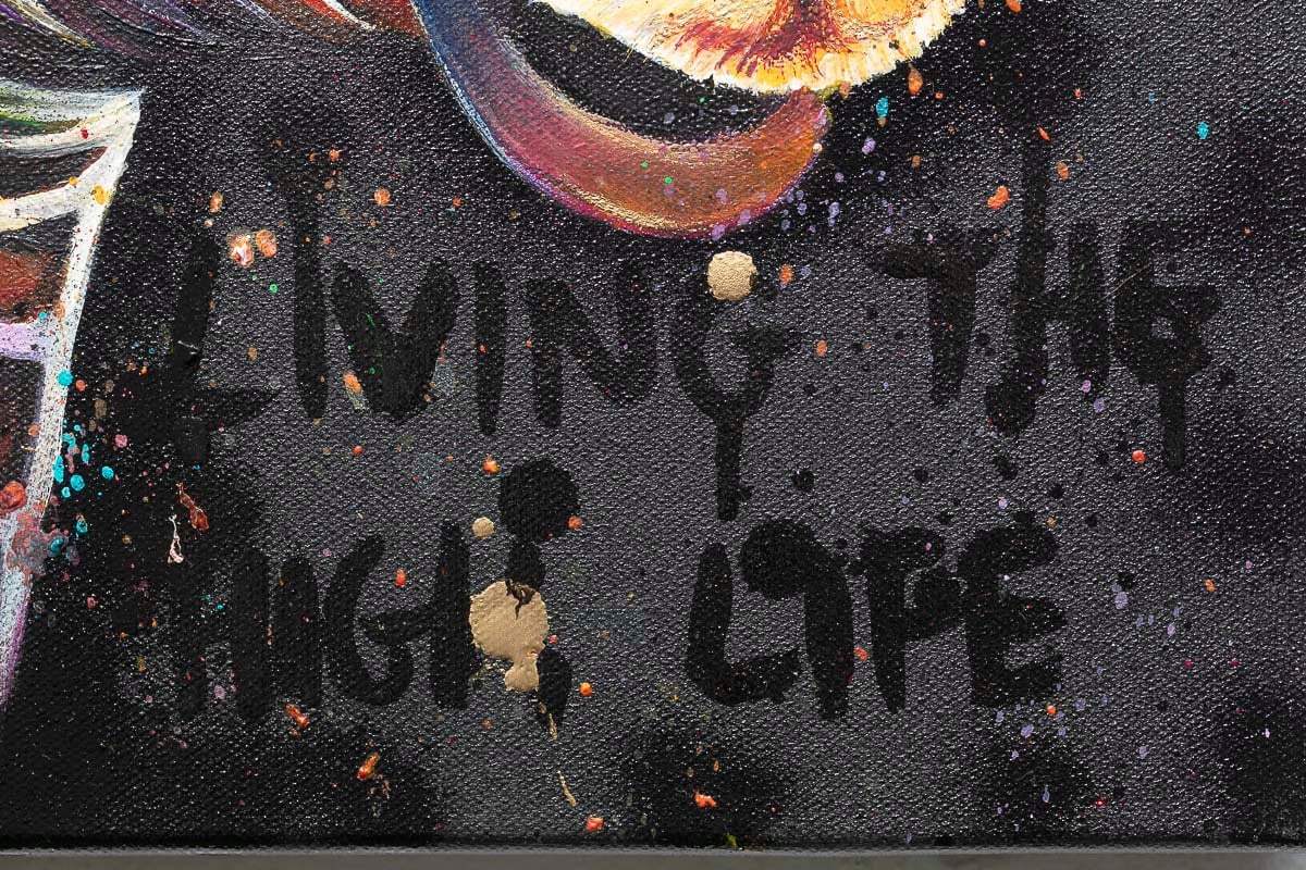 Living The High Life - Original - SOLD by artist Becky Smith - Wyecliffe Galleries