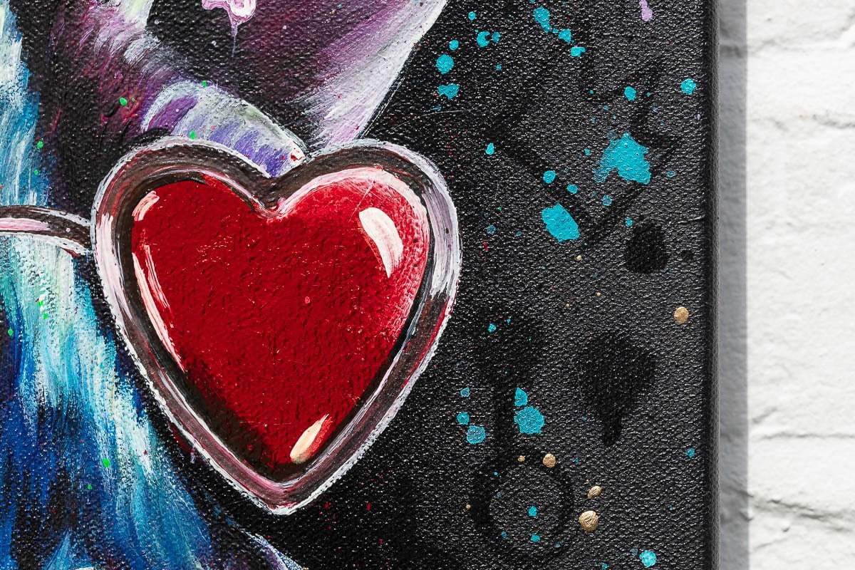 Living The High Life - Original - SOLD by artist Becky Smith - Wyecliffe Galleries