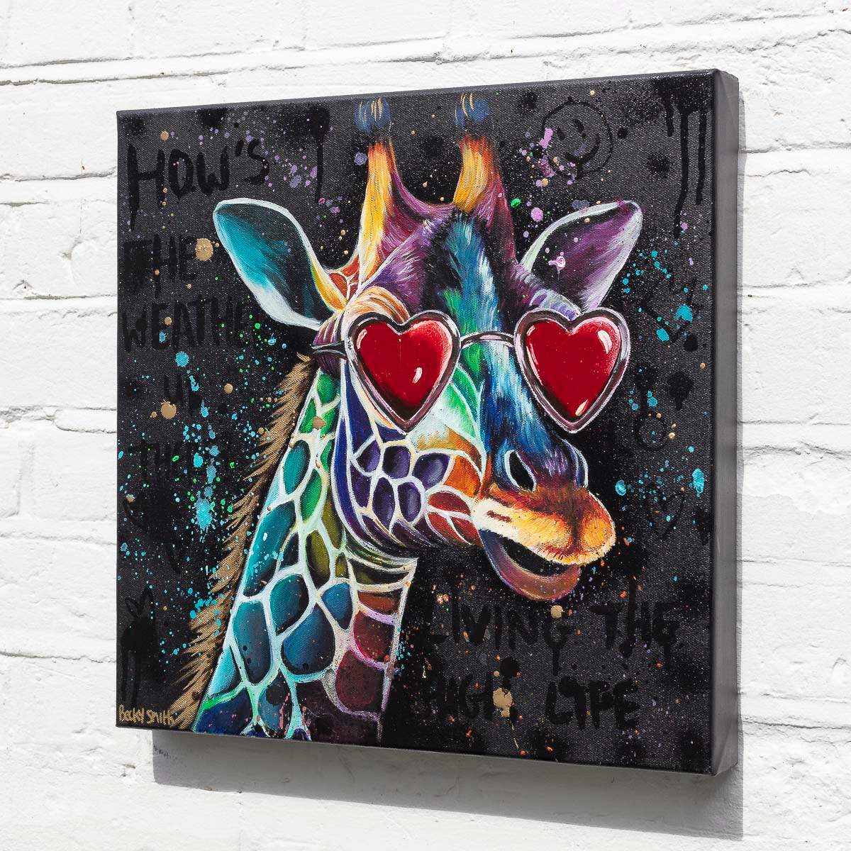 Living The High Life - Original - SOLD by artist Becky Smith - Wyecliffe Galleries