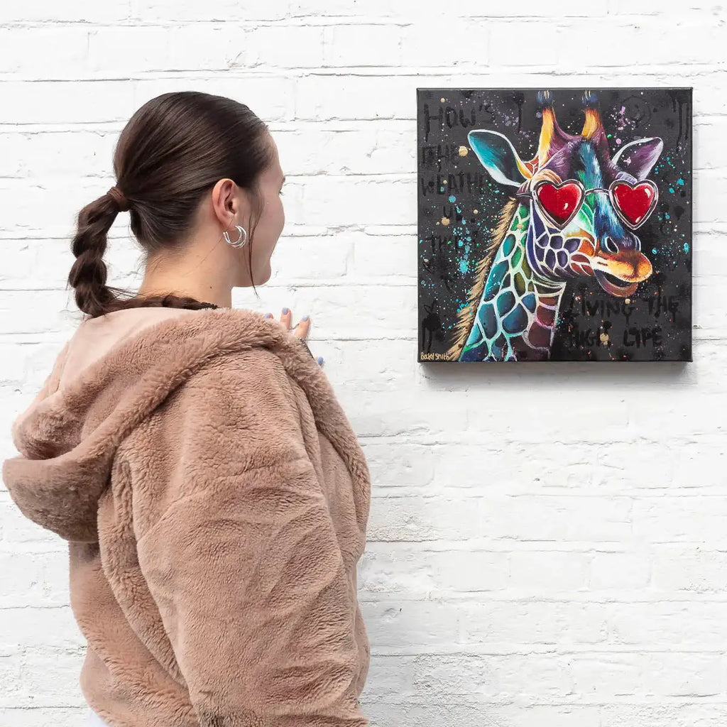 Living The High Life - Original - SOLD by artist Becky Smith - Wyecliffe Galleries