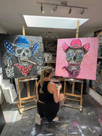 Long Live Cowgirls - Original by artist Becky Smith - Wyecliffe Galleries