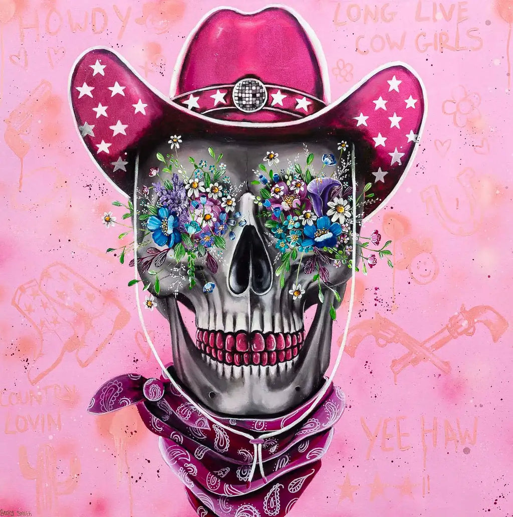 Long Live Cowgirls - Original by artist Becky Smith - Wyecliffe Galleries