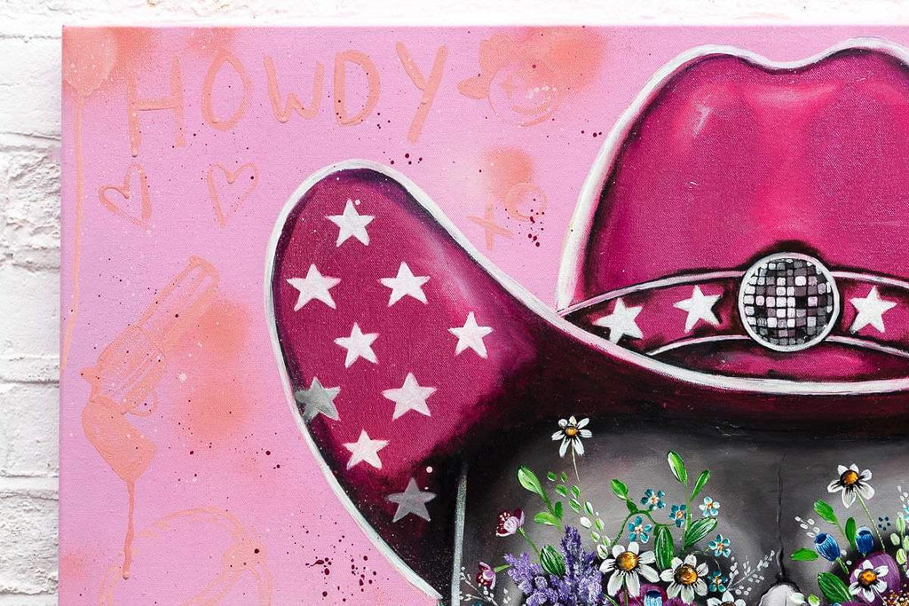 Long Live Cowgirls - Original by artist Becky Smith - Wyecliffe Galleries