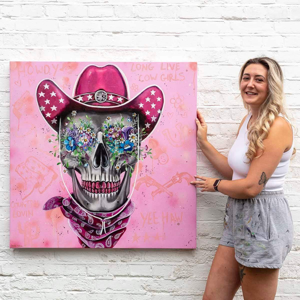 Long Live Cowgirls - Original by artist Becky Smith - Wyecliffe Galleries