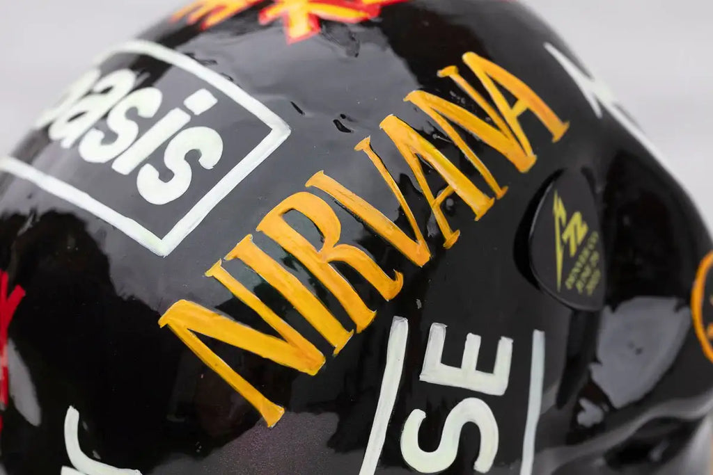 Long Live Rock N Skull - Original Sculpture - SOLD by artist Becky Smith - Wyecliffe Galleries