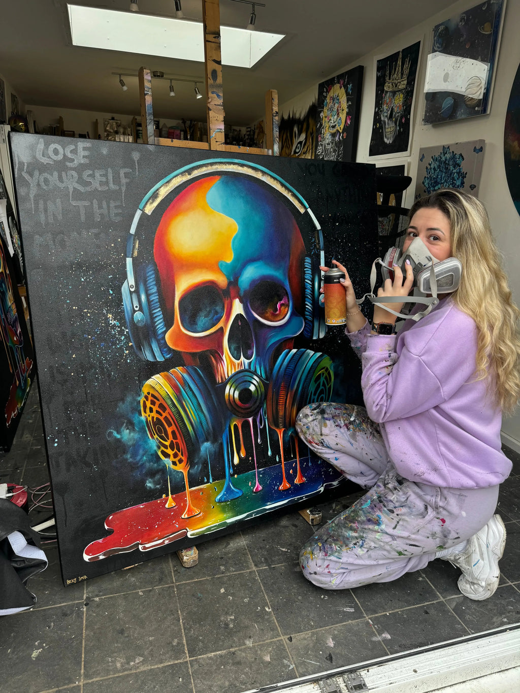 Lose Yourself In The Moment - Original - SOLD by artist Becky Smith - Wyecliffe Galleries