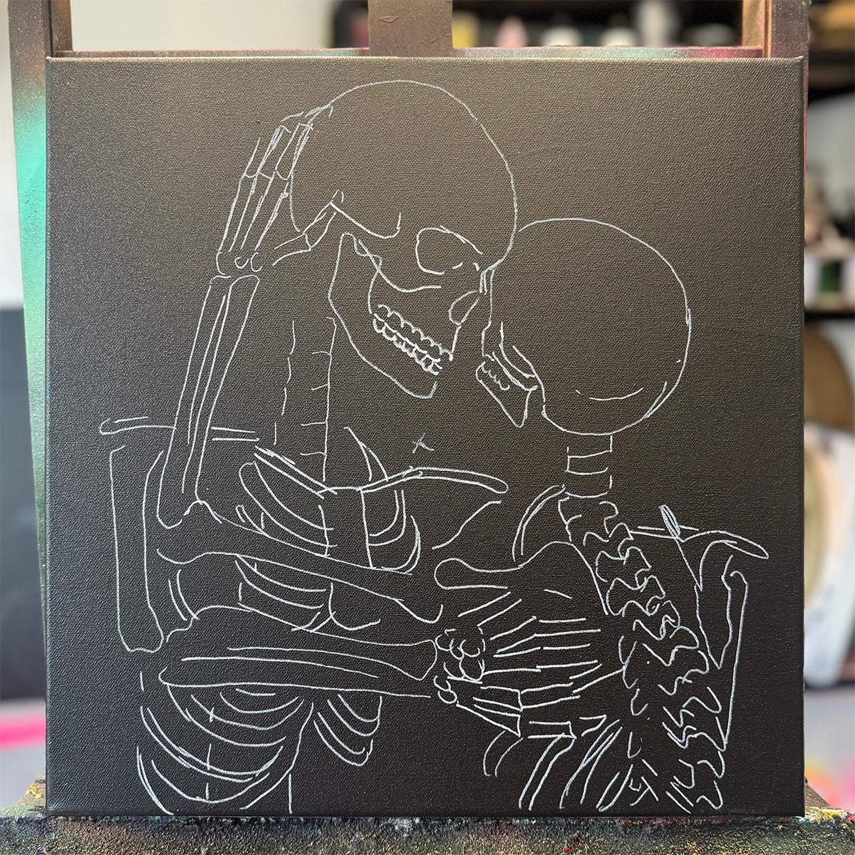 Lost In Your Aura - Original - SOLD by artist Becky Smith - Wyecliffe Galleries