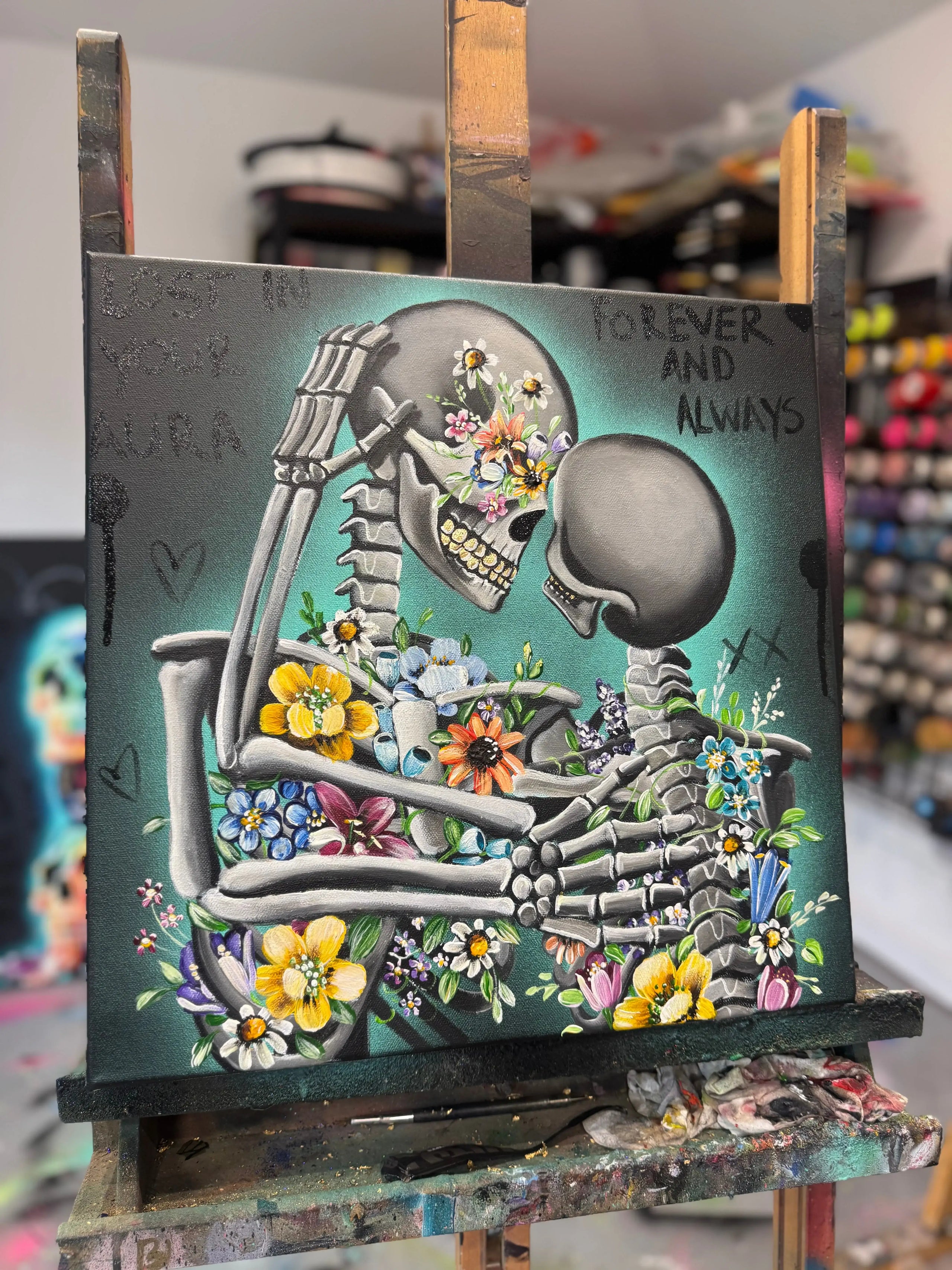 Lost In Your Aura - Original - SOLD by artist Becky Smith - Wyecliffe Galleries