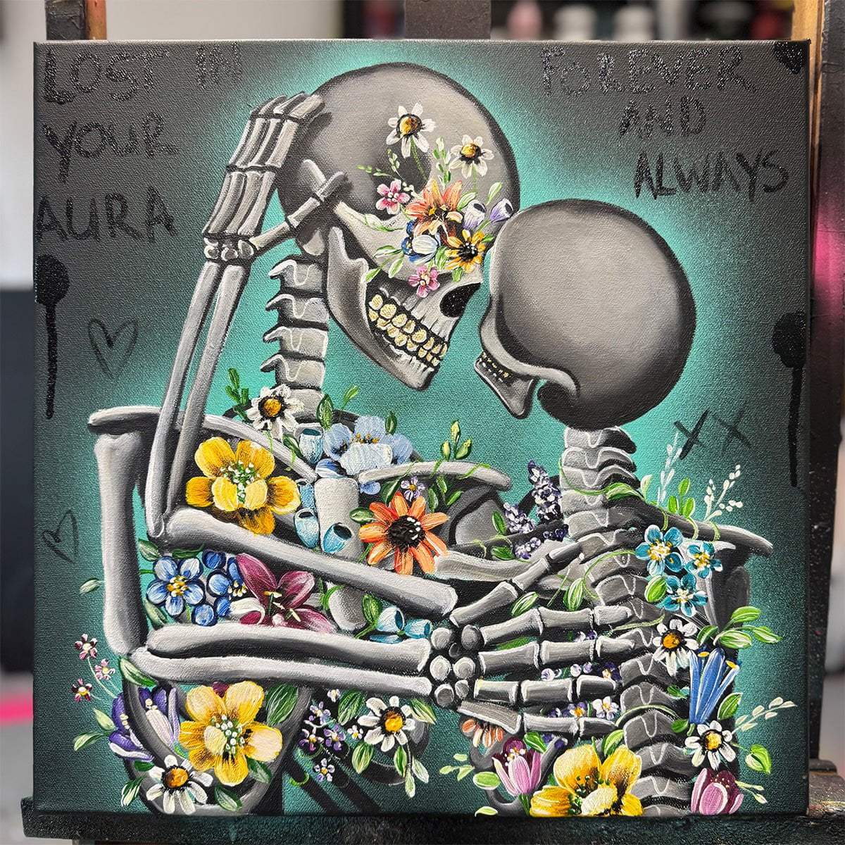 Lost In Your Aura - Original - SOLD by artist Becky Smith - Wyecliffe Galleries