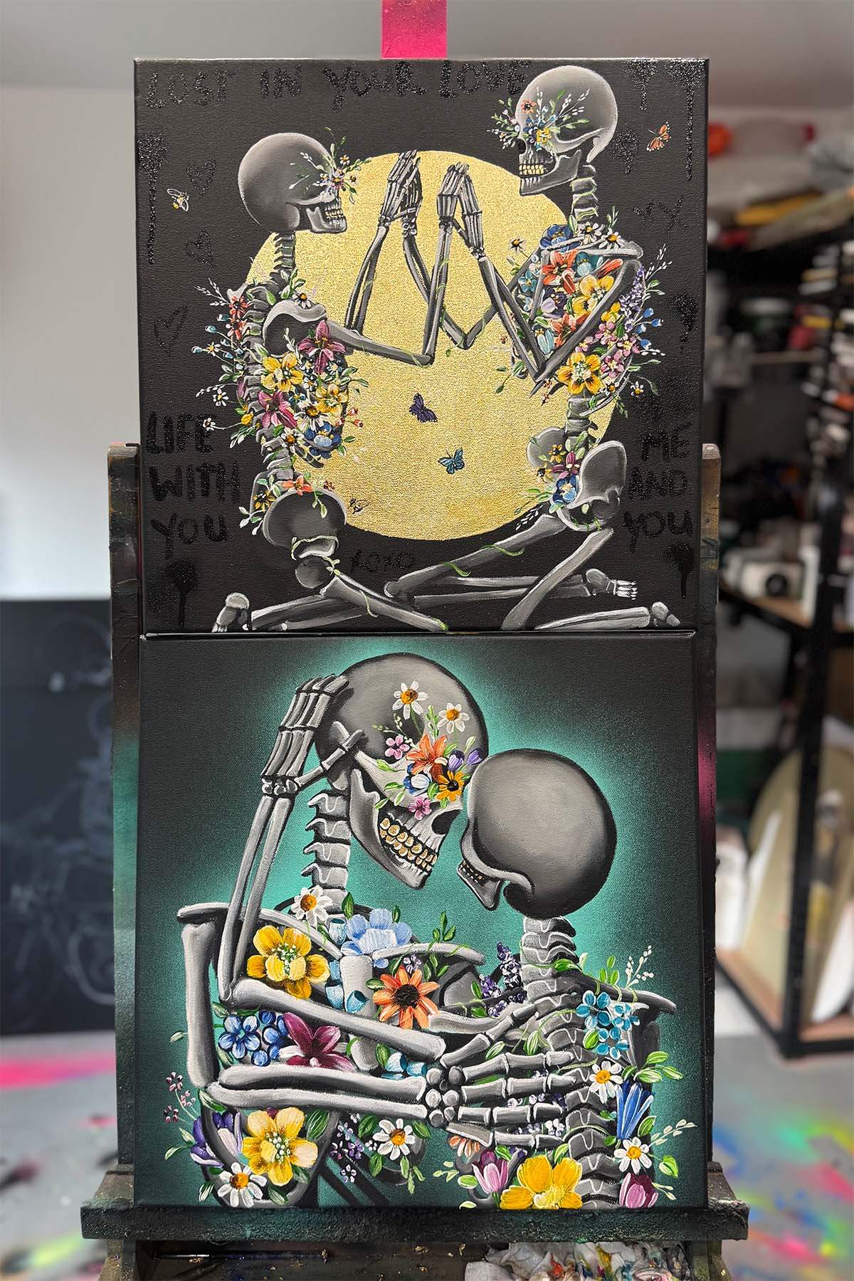 Lost In Your Love - Original - SOLD by artist Becky Smith - Wyecliffe Galleries