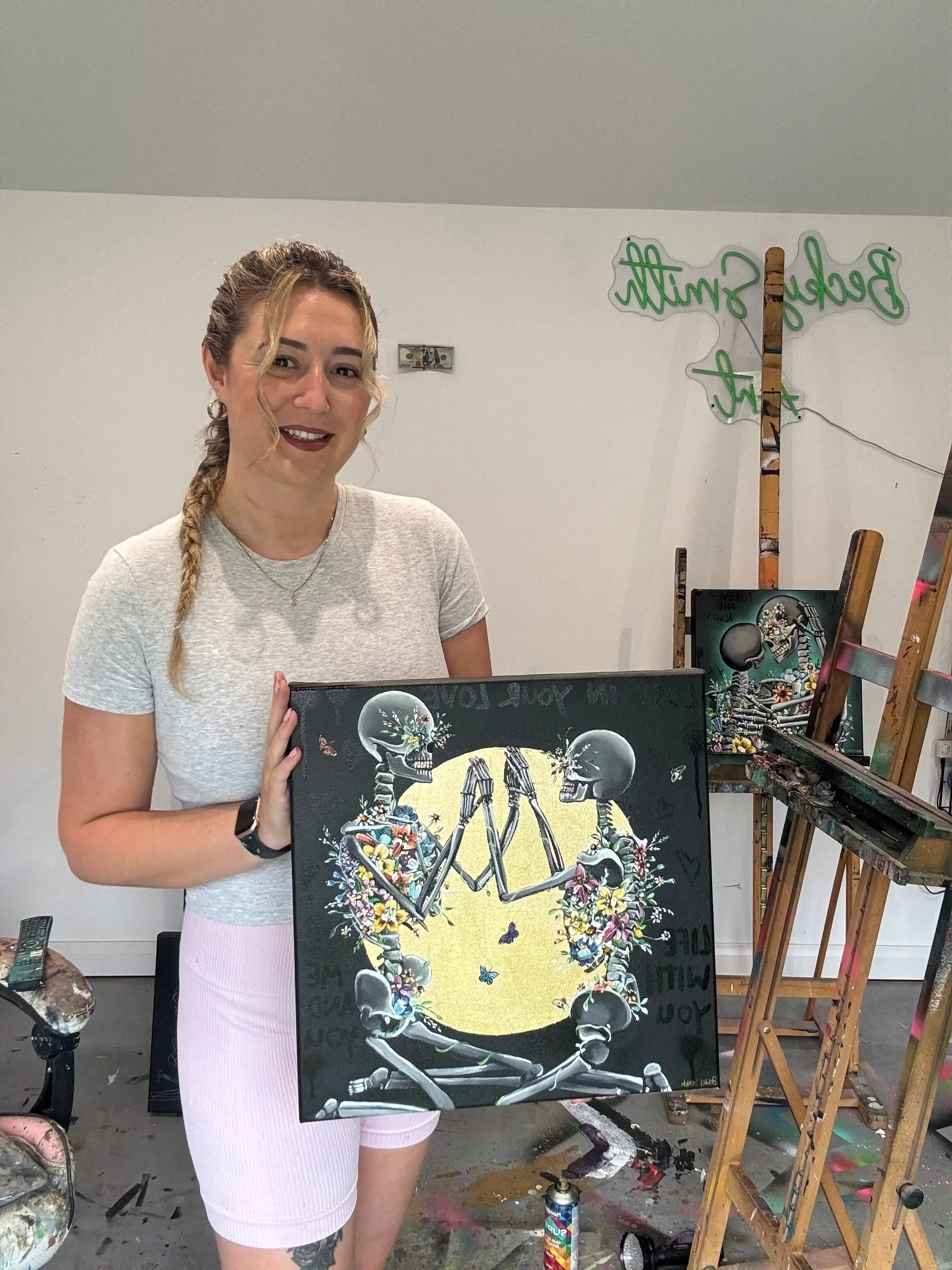 Lost In Your Love - Original - SOLD by artist Becky Smith - Wyecliffe Galleries