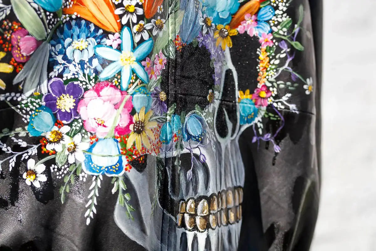 Love And Life - Original Alexander McQueen Jacket - SOLD by artist Becky Smith - Wyecliffe Galleries