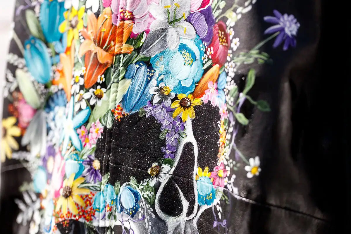 Love And Life - Original Alexander McQueen Jacket - SOLD by artist Becky Smith - Wyecliffe Galleries