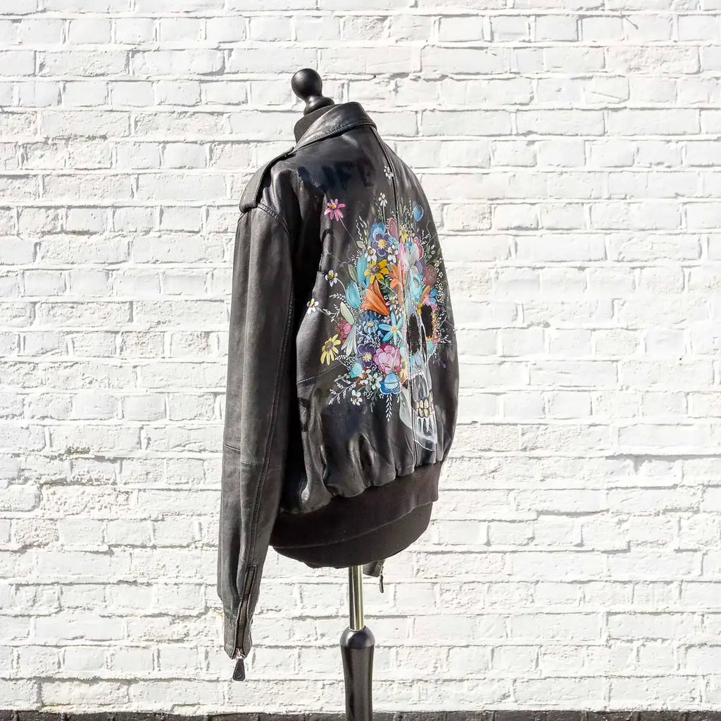 Love And Life - Original Alexander McQueen Jacket - SOLD by artist Becky Smith - Wyecliffe Galleries