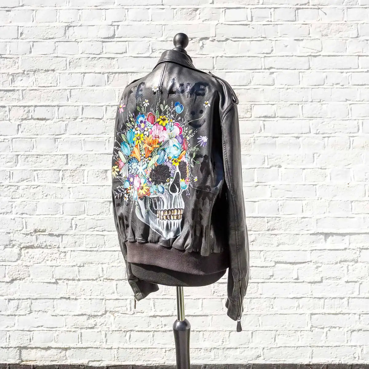 Love And Life - Original Alexander McQueen Jacket - SOLD by artist Becky Smith - Wyecliffe Galleries