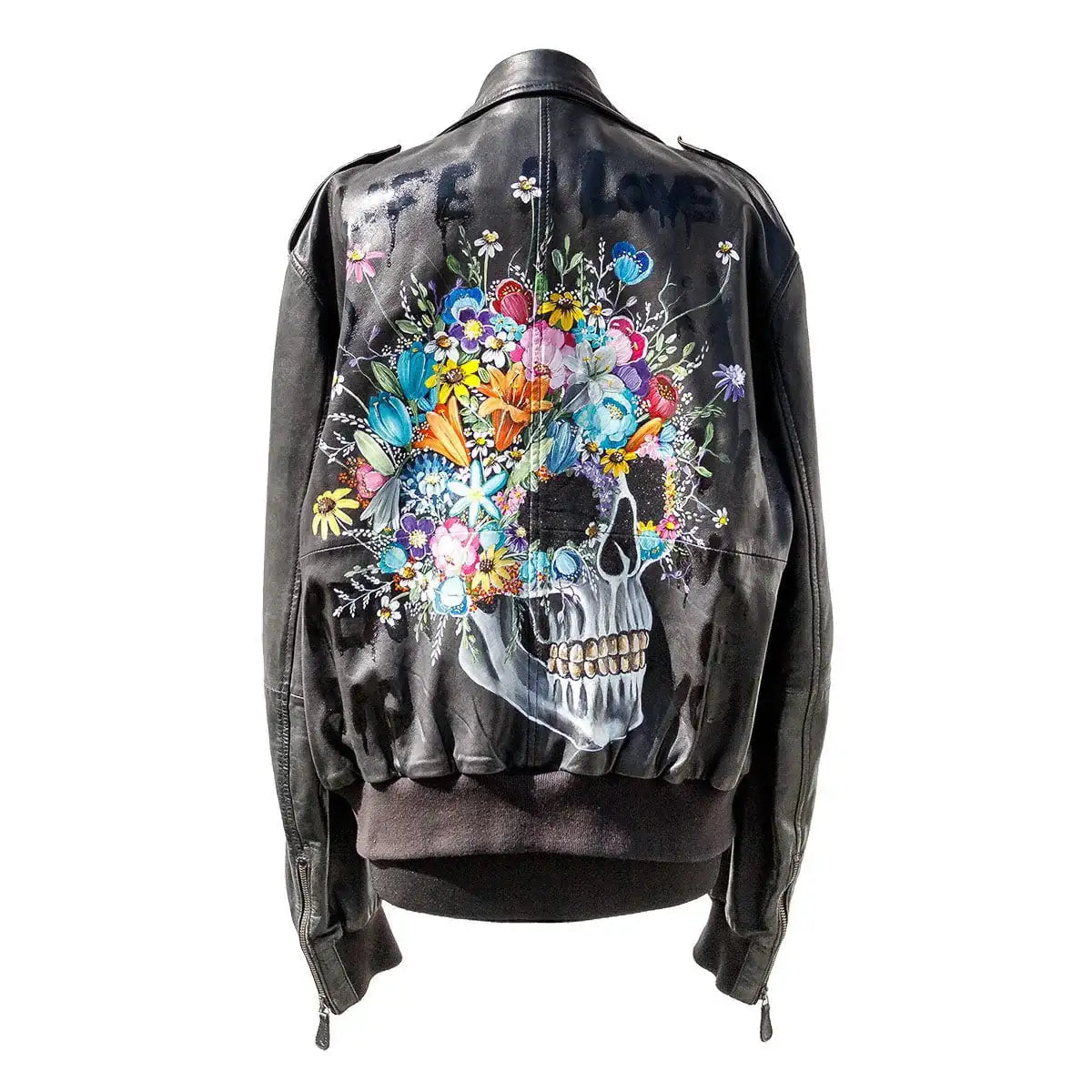 Love And Life - Original Alexander McQueen Jacket - SOLD by artist Becky Smith - Wyecliffe Galleries