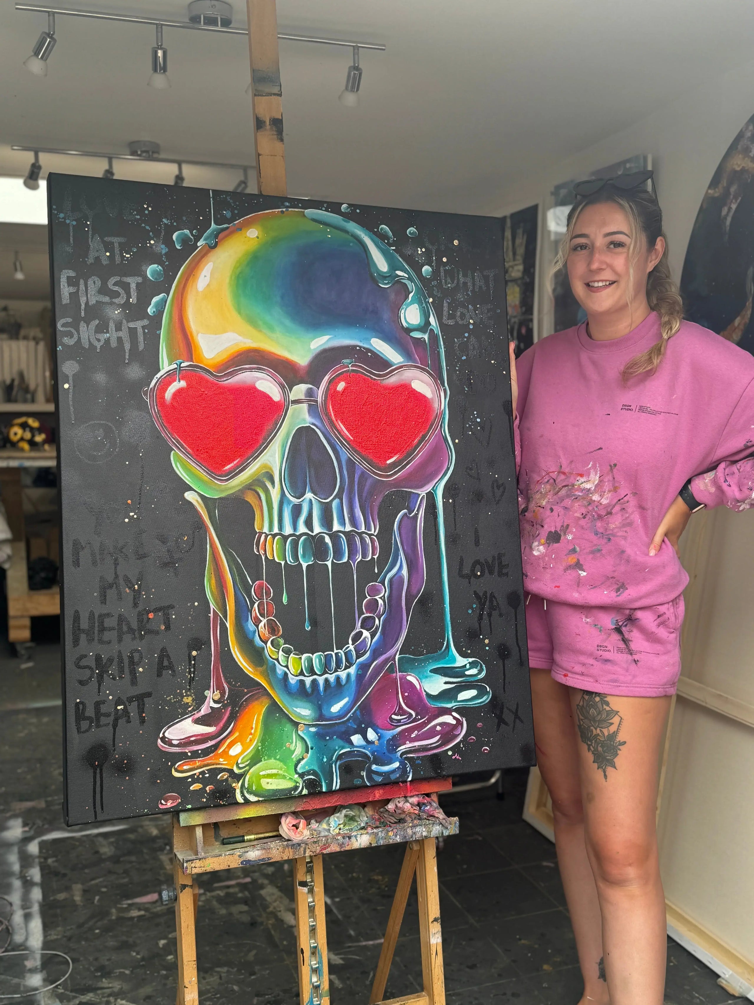 Love at First Sight - Original - SOLD by artist Becky Smith - Wyecliffe Galleries