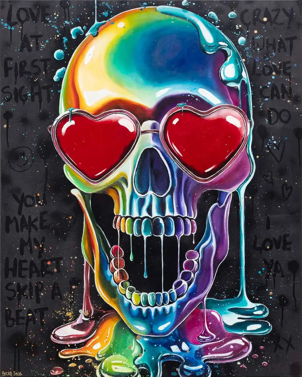 Love at First Sight - Original - SOLD by artist Becky Smith - Wyecliffe Galleries