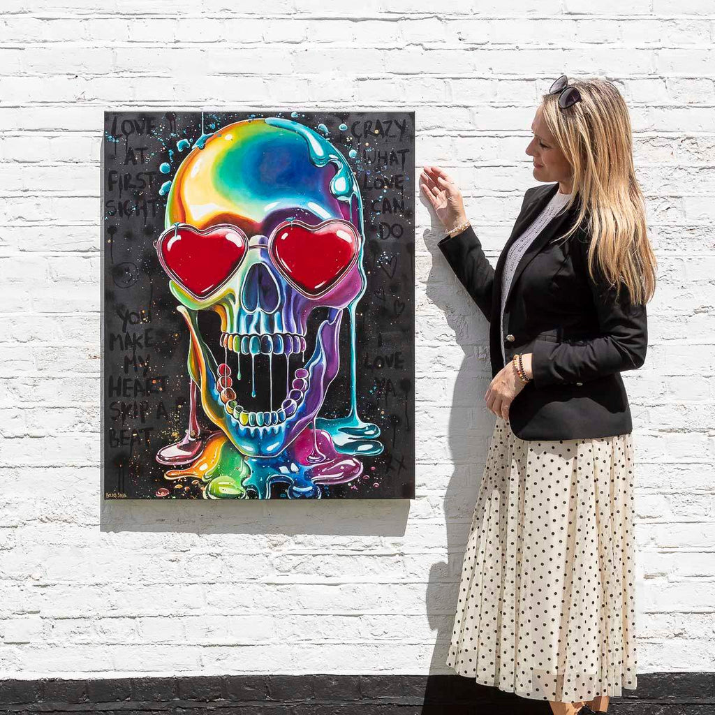 Love at First Sight - Original - SOLD by artist Becky Smith - Wyecliffe Galleries