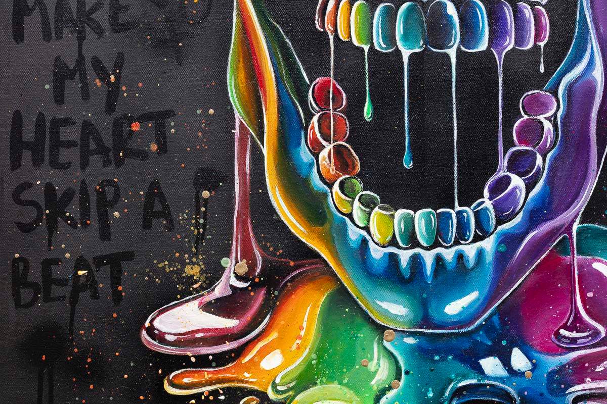 Love at First Sight - Original - SOLD by artist Becky Smith - Wyecliffe Galleries