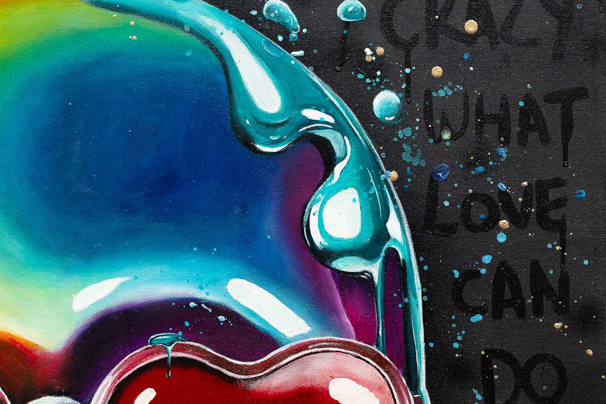 Love at First Sight - Original - SOLD by artist Becky Smith - Wyecliffe Galleries