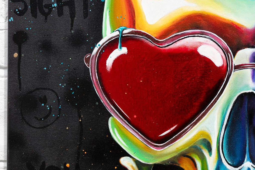 Love at First Sight - Original - SOLD by artist Becky Smith - Wyecliffe Galleries