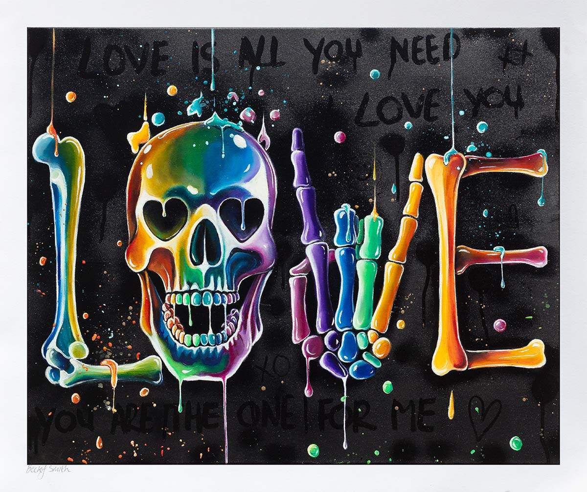 Love Is All You Need - Artist Proof by artist Becky Smith - Wyecliffe Galleries