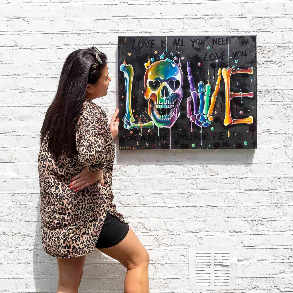 Love Is All You Need - Original by artist Becky Smith - Wyecliffe Galleries