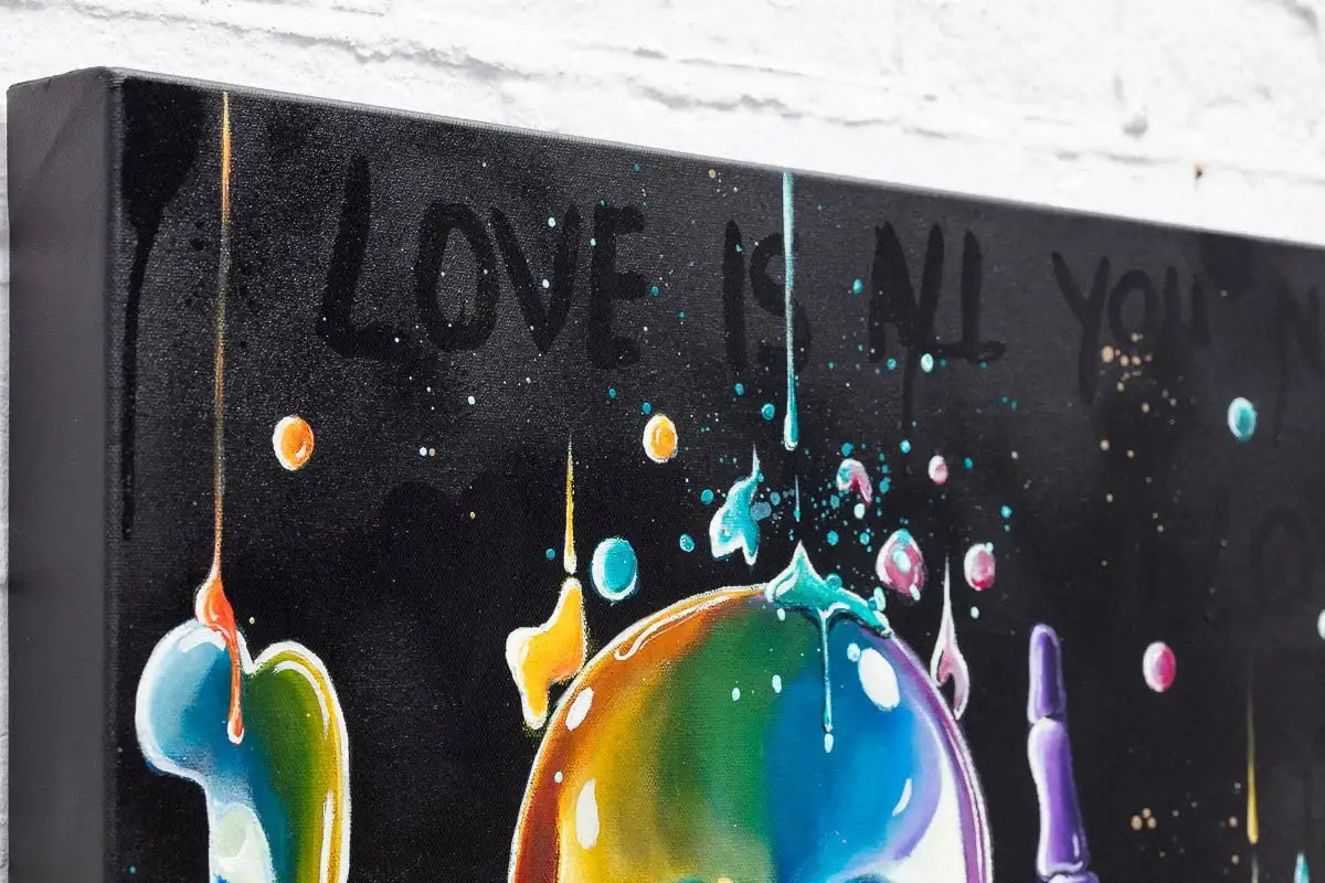 Love Is All You Need - Original by artist Becky Smith - Wyecliffe Galleries