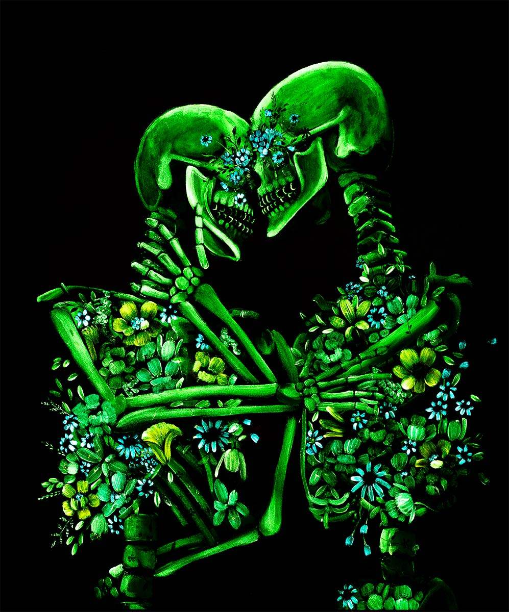 Love Me To My Bones - Original - SOLD by artist Becky Smith - Wyecliffe Galleries