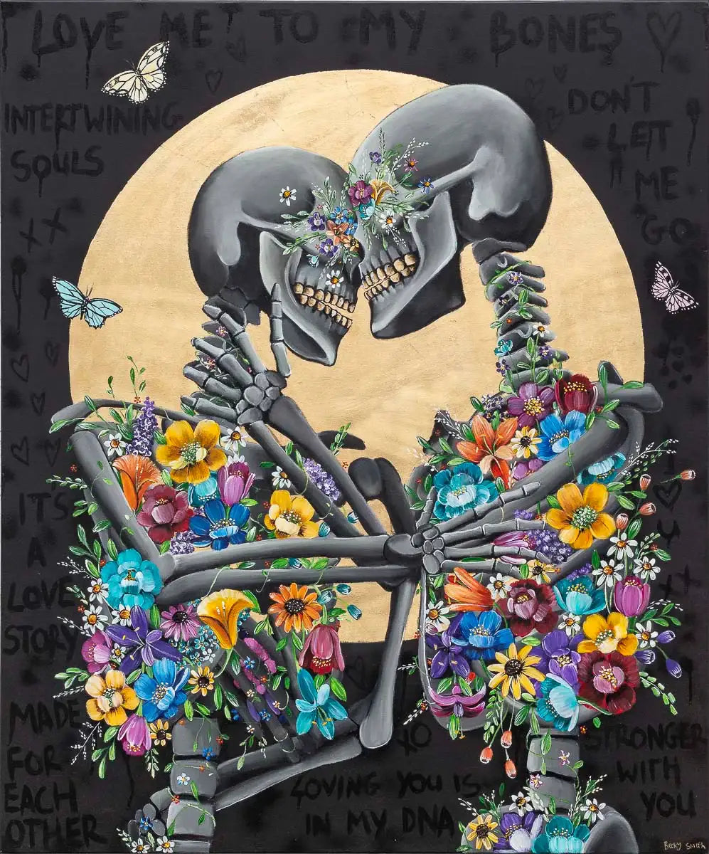 Love Me To My Bones - Original - SOLD by artist Becky Smith - Wyecliffe Galleries