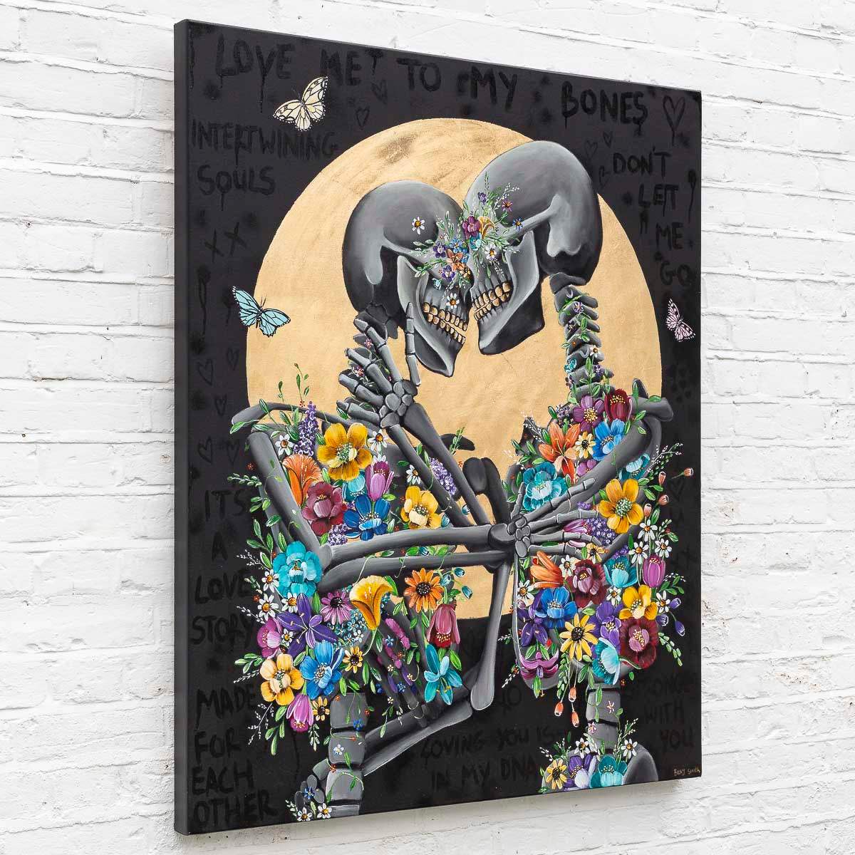 Love Me To My Bones - Original - SOLD by artist Becky Smith - Wyecliffe Galleries