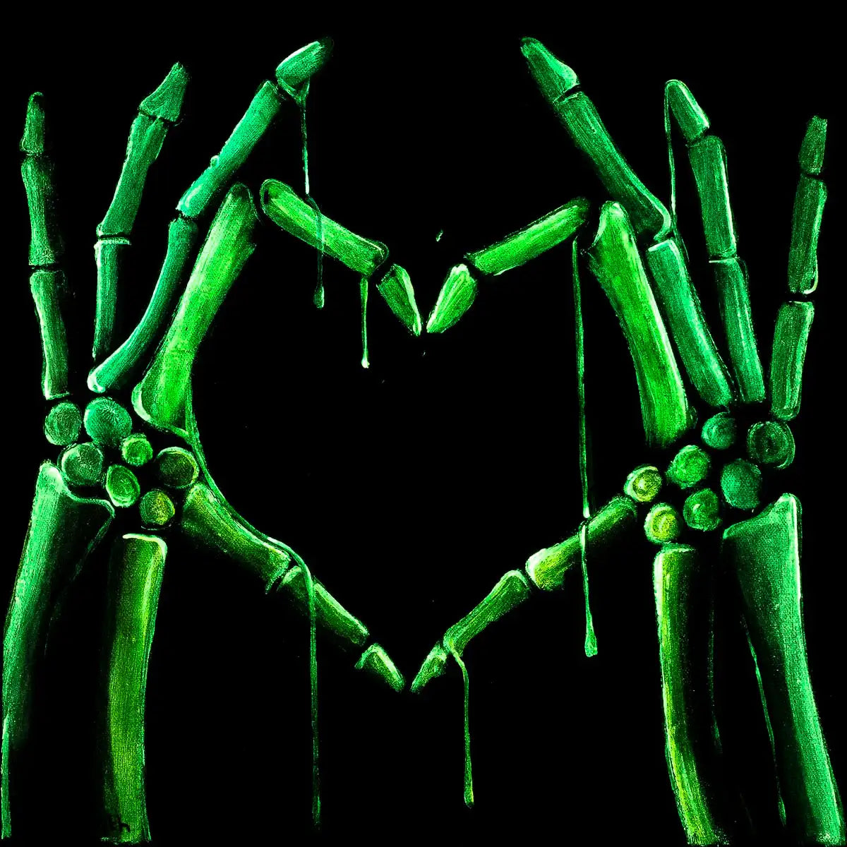 LOVE - Original - SOLD by artist Becky Smith - Wyecliffe Galleries