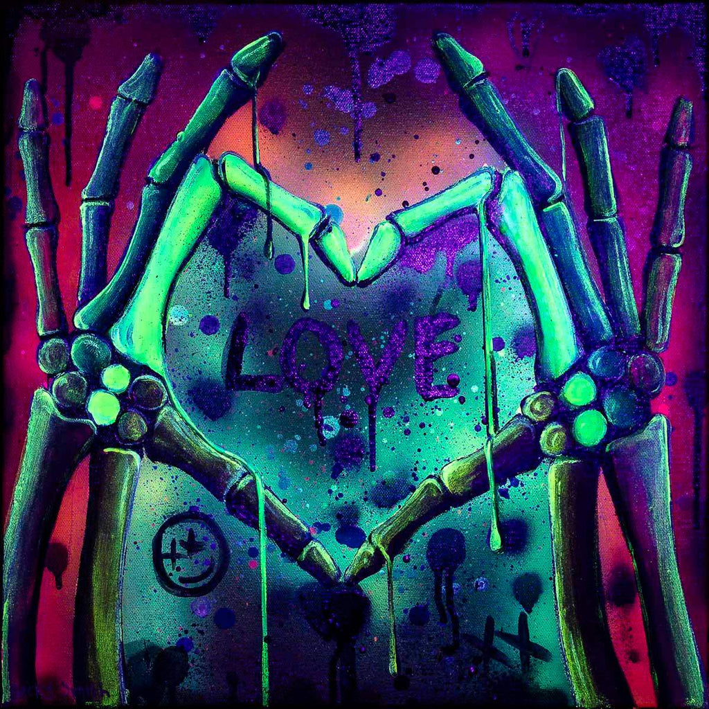 LOVE - Original - SOLD by artist Becky Smith - Wyecliffe Galleries