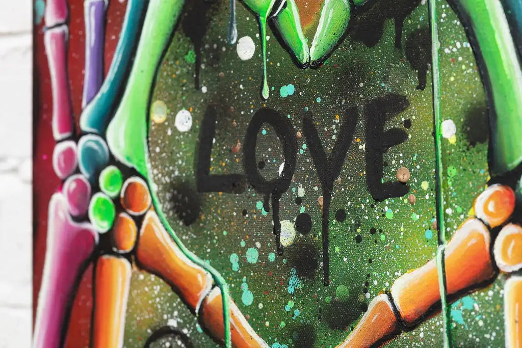 LOVE - Original - SOLD by artist Becky Smith - Wyecliffe Galleries