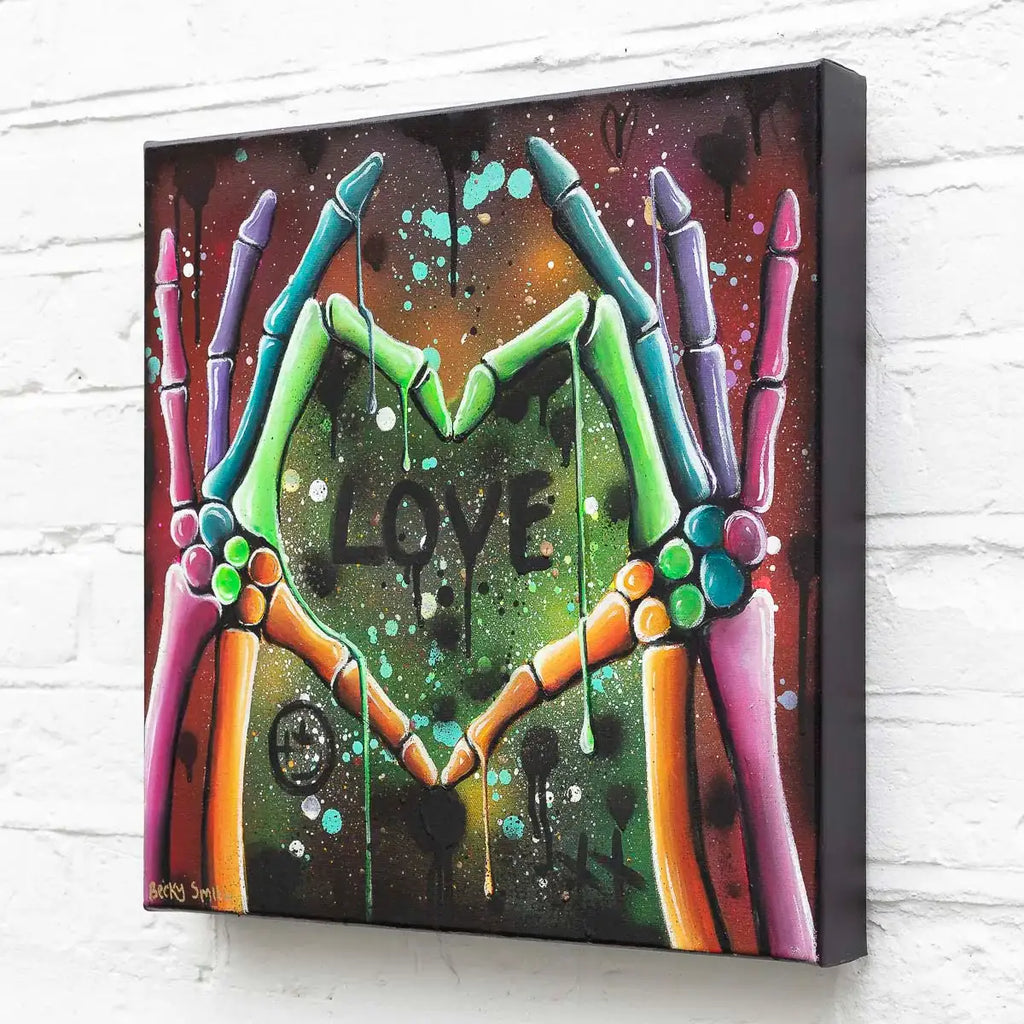 LOVE - Original - SOLD by artist Becky Smith - Wyecliffe Galleries