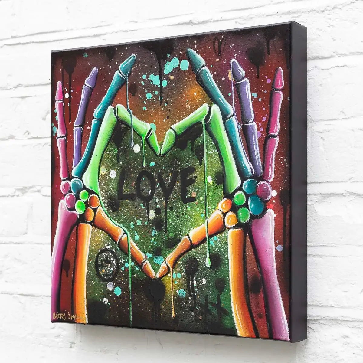LOVE - Original - SOLD by artist Becky Smith - Wyecliffe Galleries