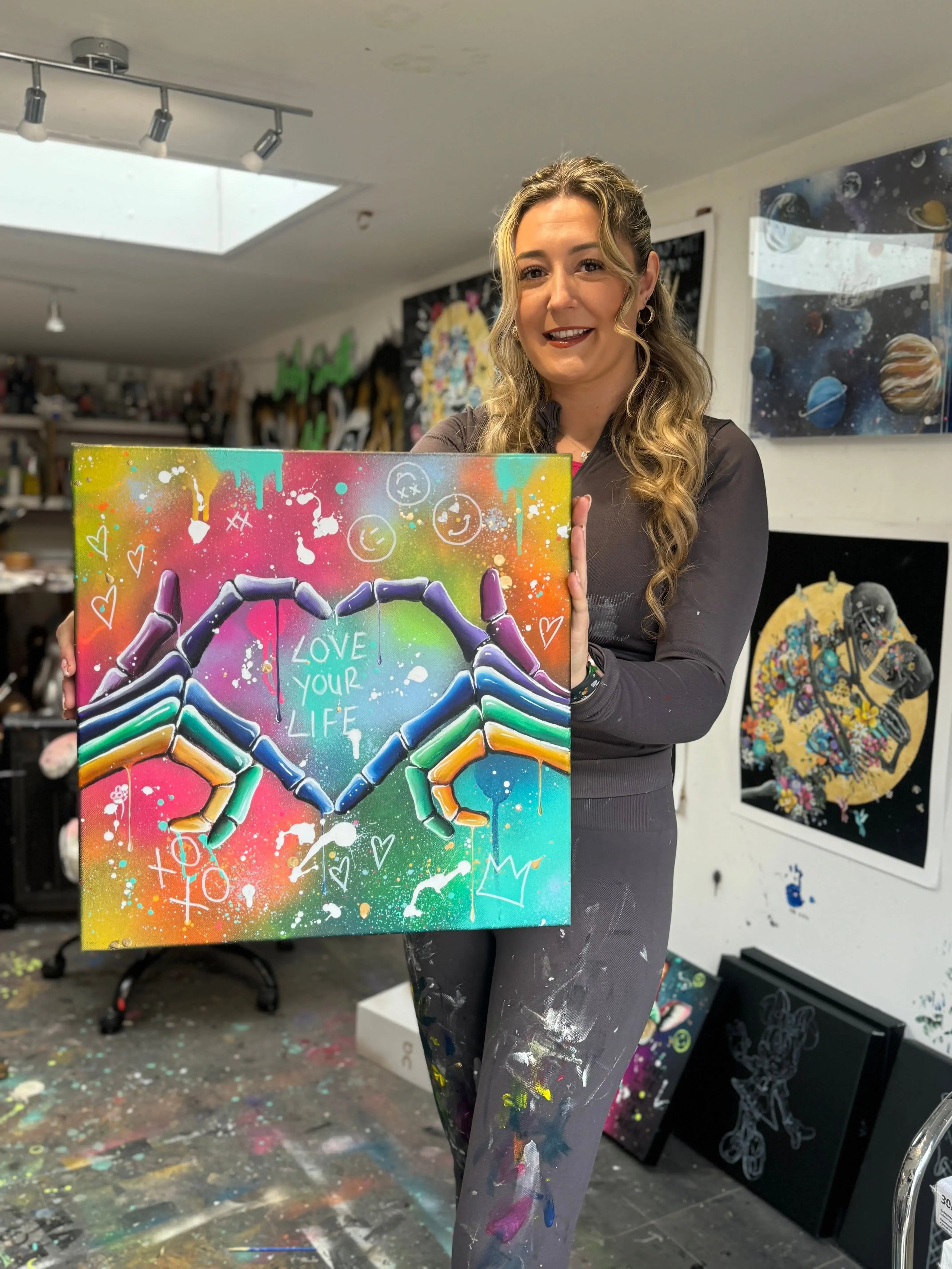 Love Your Life - Original - SOLD by artist Becky Smith - Wyecliffe Galleries