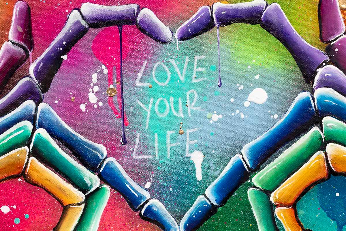Love Your Life - Original - SOLD by artist Becky Smith - Wyecliffe Galleries