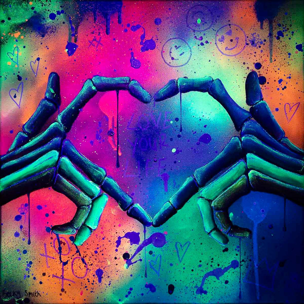 Love Your Life - Original - SOLD by artist Becky Smith - Wyecliffe Galleries