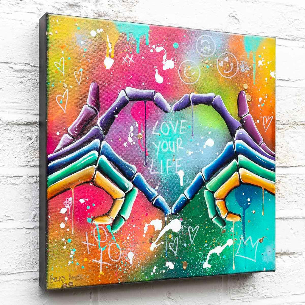 Love Your Life - Original - SOLD by artist Becky Smith - Wyecliffe Galleries