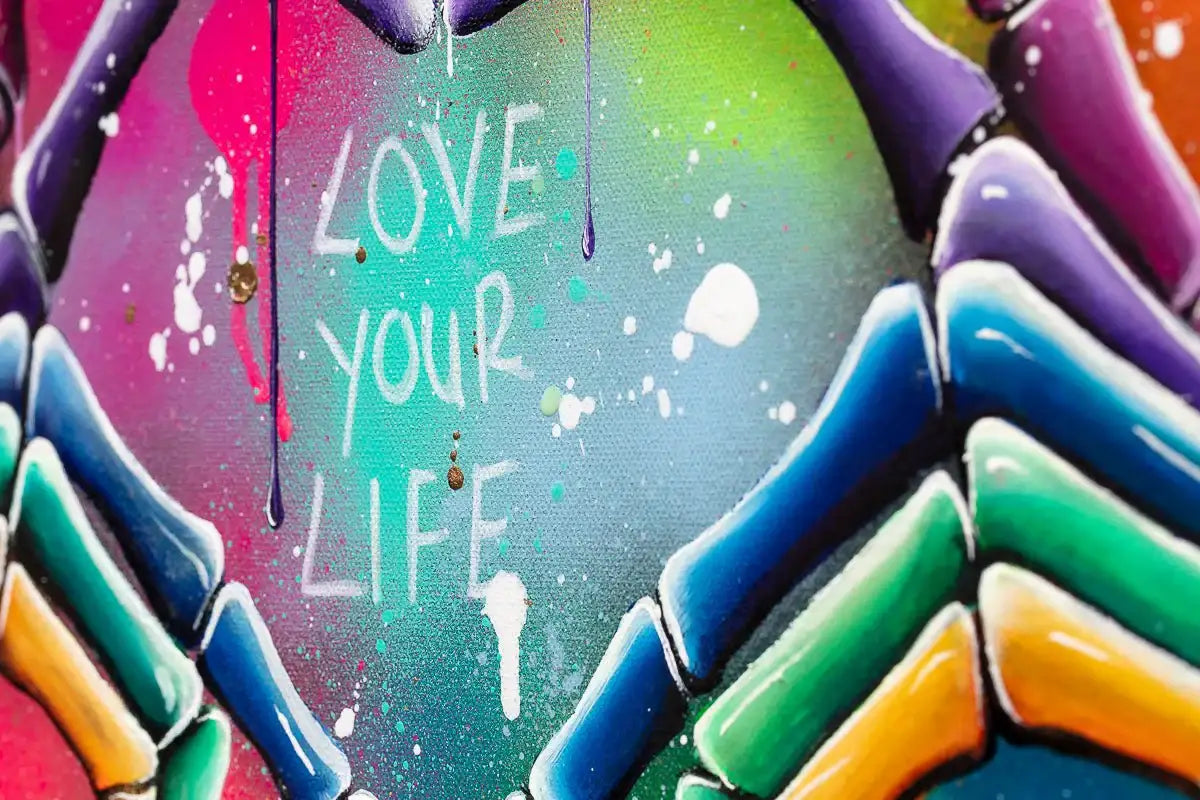 Love Your Life - Original - SOLD by artist Becky Smith - Wyecliffe Galleries